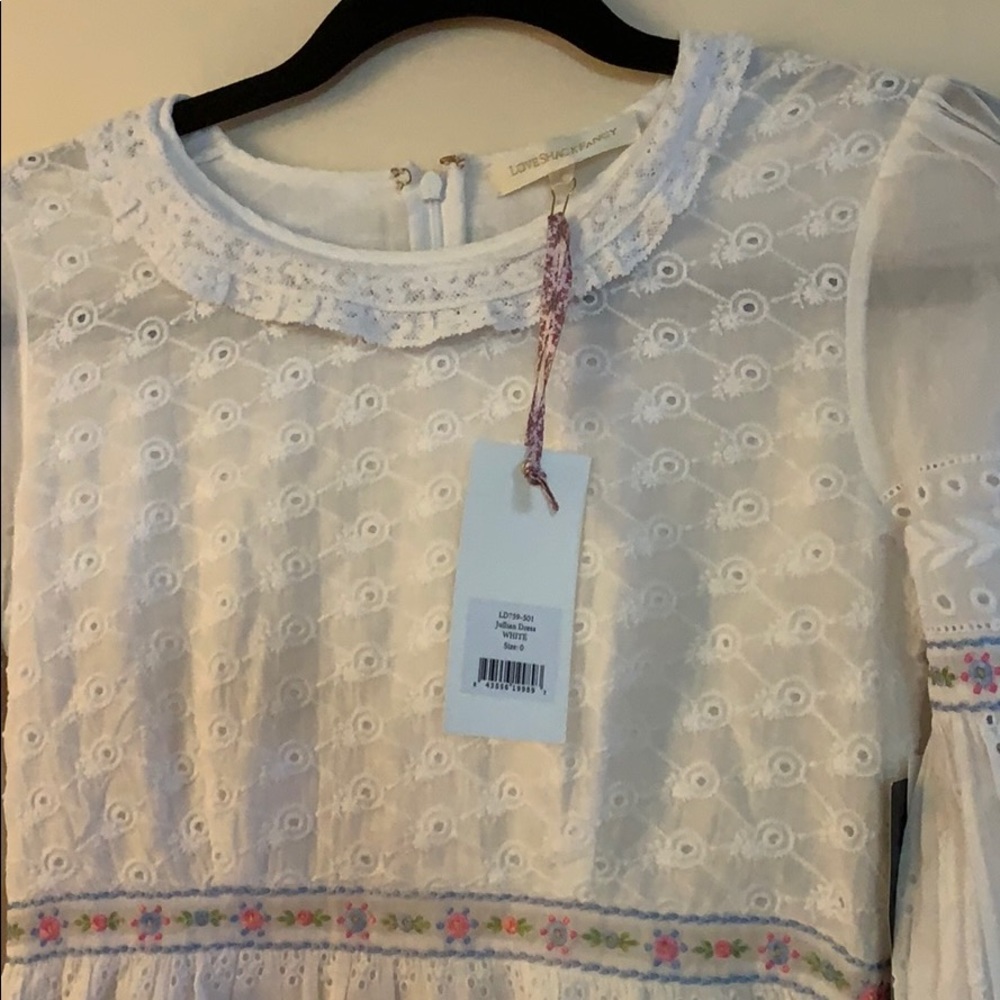NWT LoveShackFancy Jullian dress - Picture 9 of 9